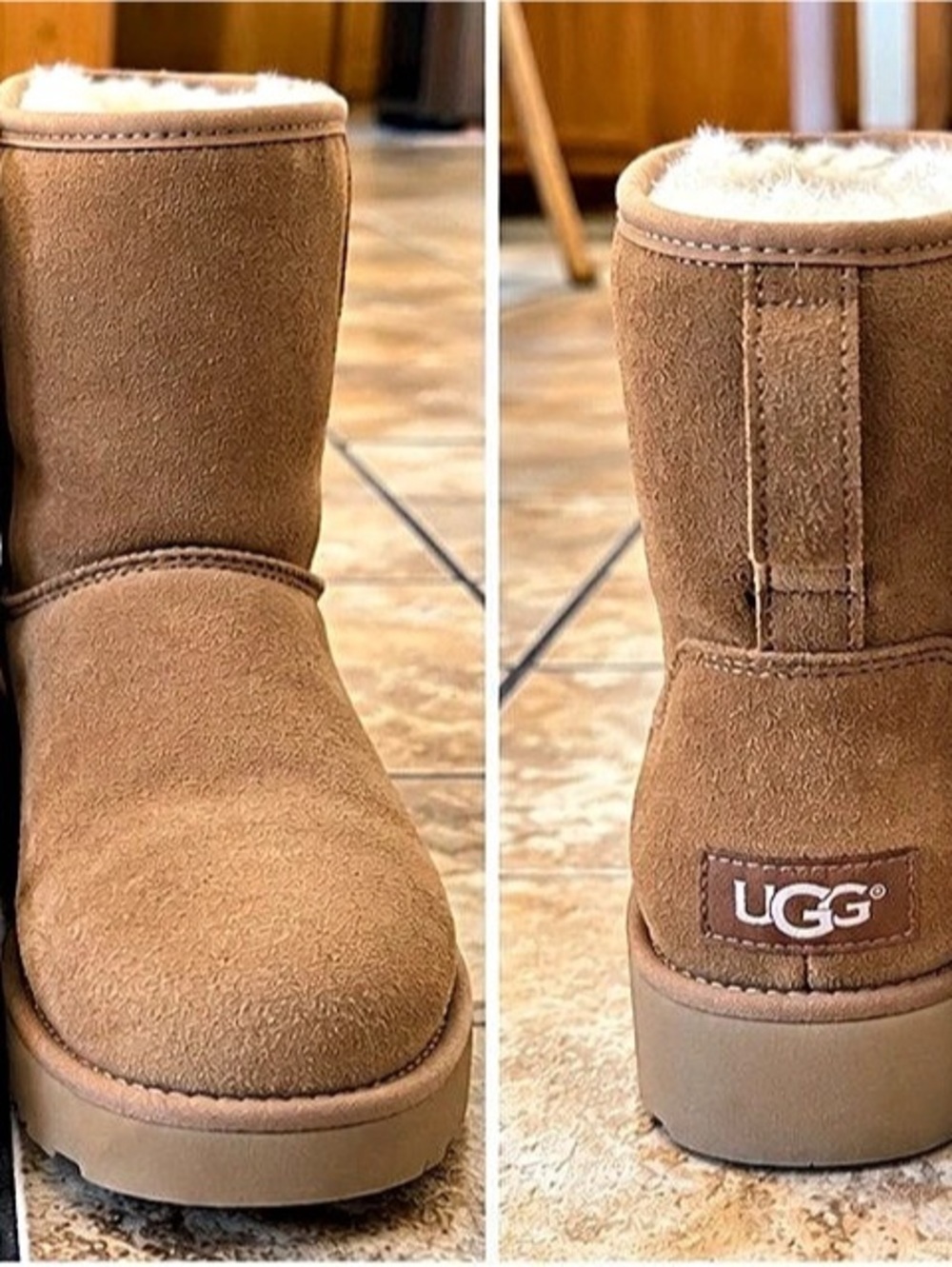 UGG Classic Mini II Boots Brown US 6 Like New